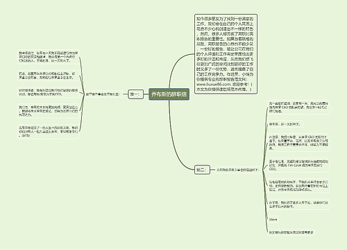 乔布斯的辞职信