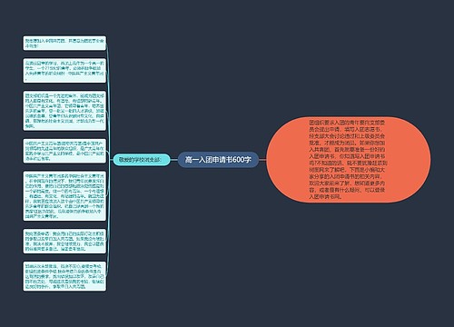 高一入团申请书600字