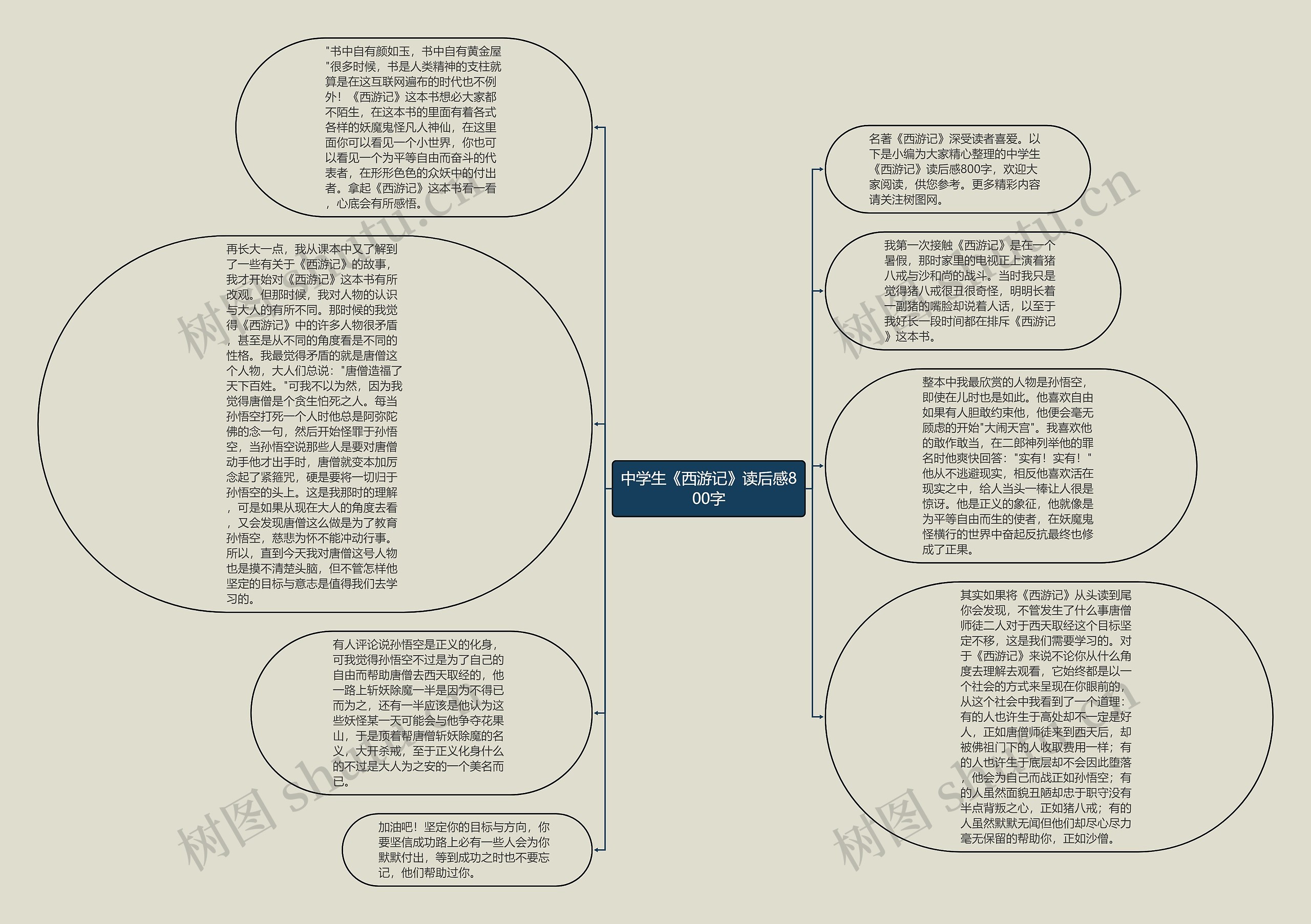 中学生《西游记》读后感800字