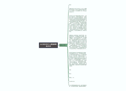 办公室文员个人原因辞职信2020