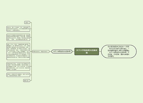 关于小学竞选班长的演讲稿