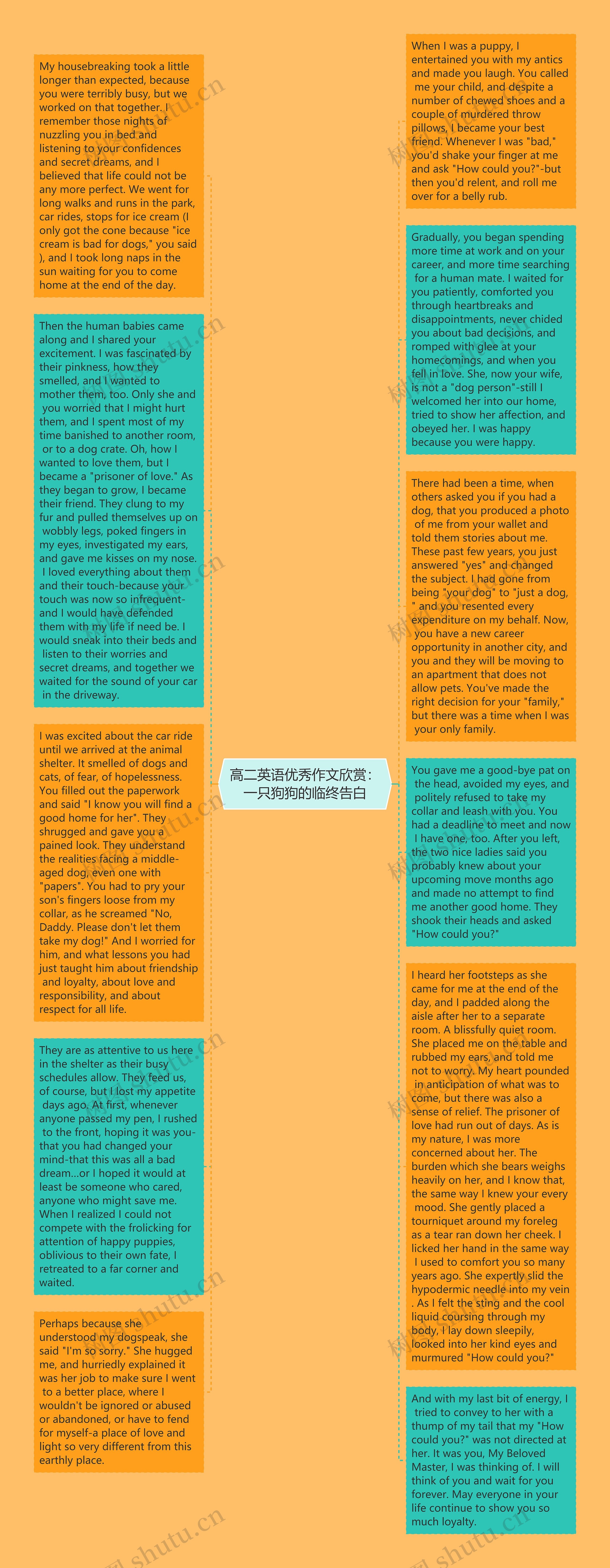 高二英语优秀作文欣赏：一只狗狗的临终告白
