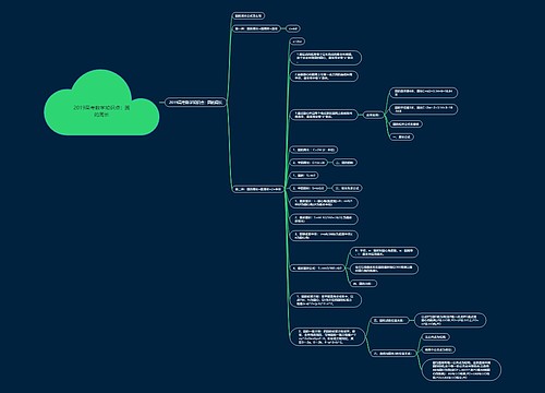 2019高考数学知识点：圆的周长思维导图