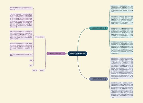 暑假实习生辞职信