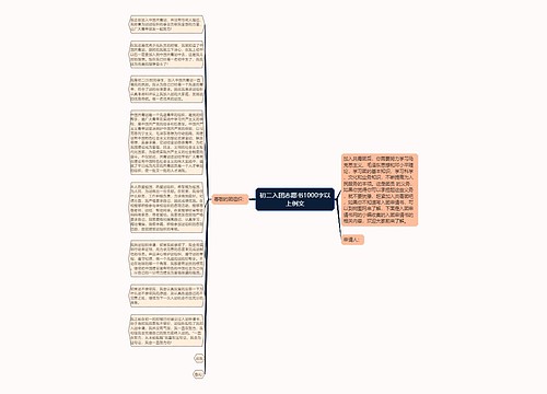 初二入团志愿书1000字以上例文