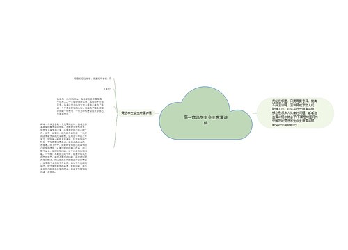 高一竞选学生会主席演讲稿