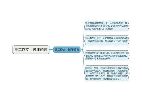 高二作文：过年感言