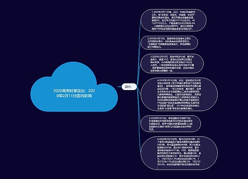 2020高考时事政治：2020年2月11日国内新闻