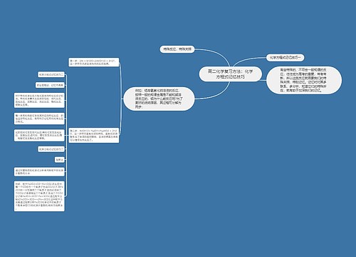 高二化学复习方法：化学方程式记忆技巧