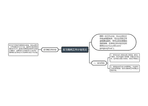 实习期间工作计划范文