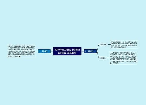 2019年高二语文《李商隐诗两首》鉴赏要点