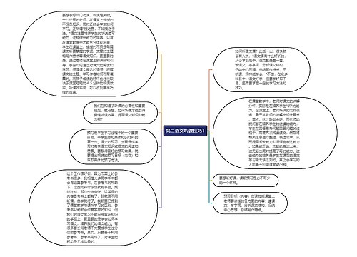 高二语文听课技巧1