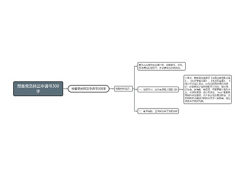 预备党员转正申请书300字