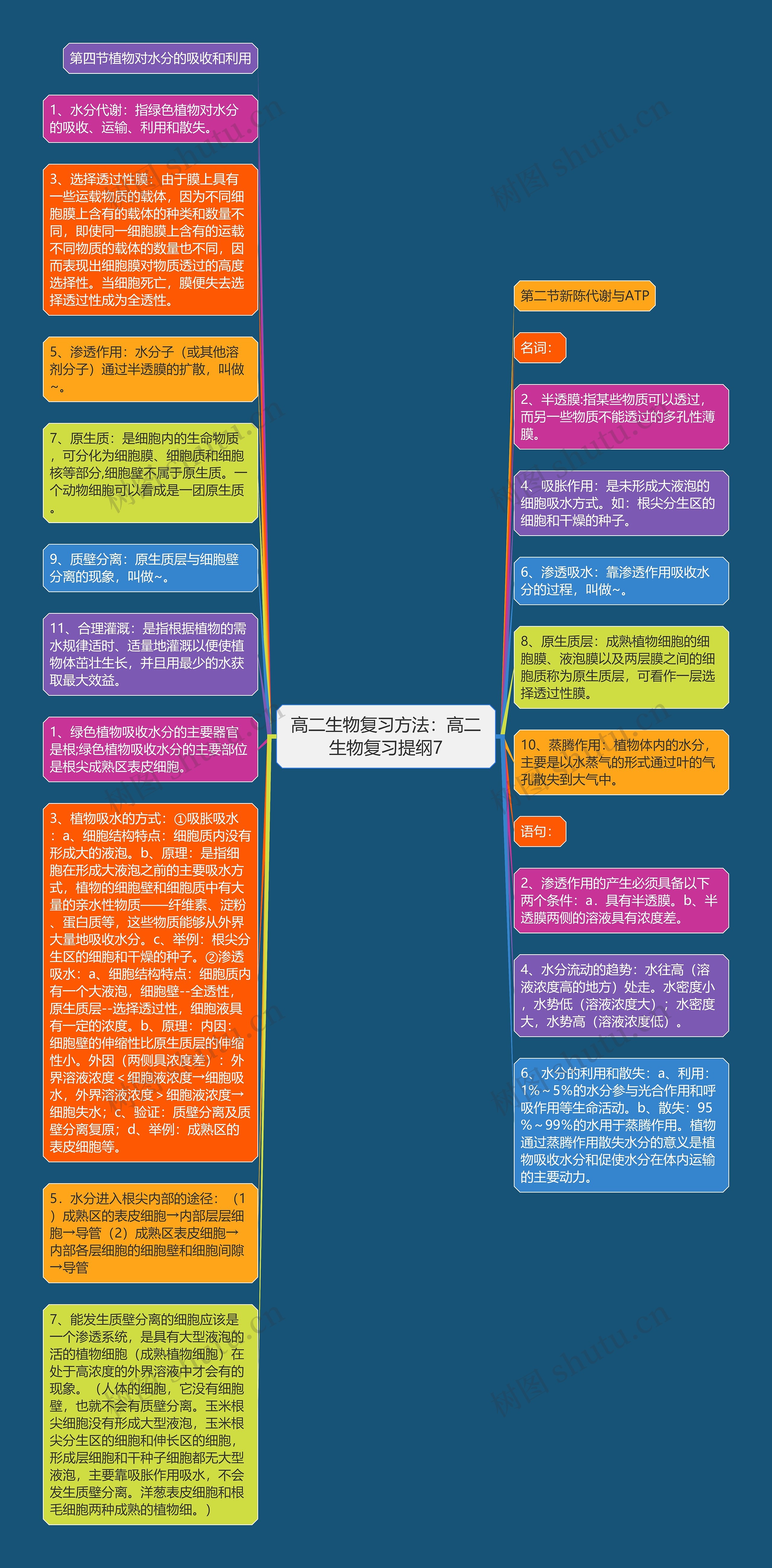 高二生物复习方法：高二生物复习提纲7