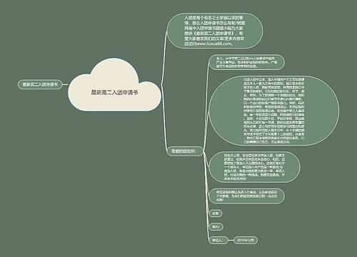 最新高二入团申请书