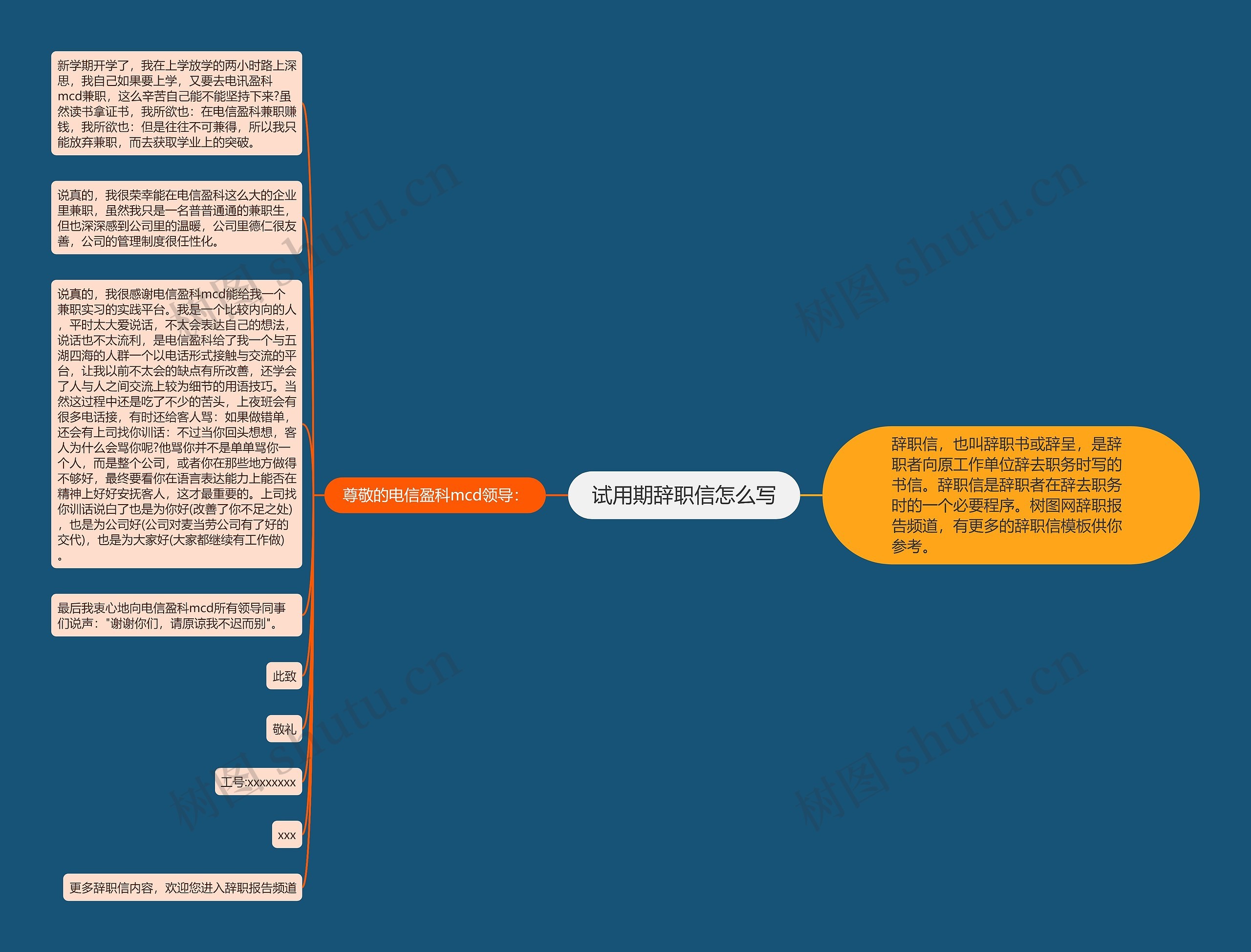 试用期辞职信怎么写