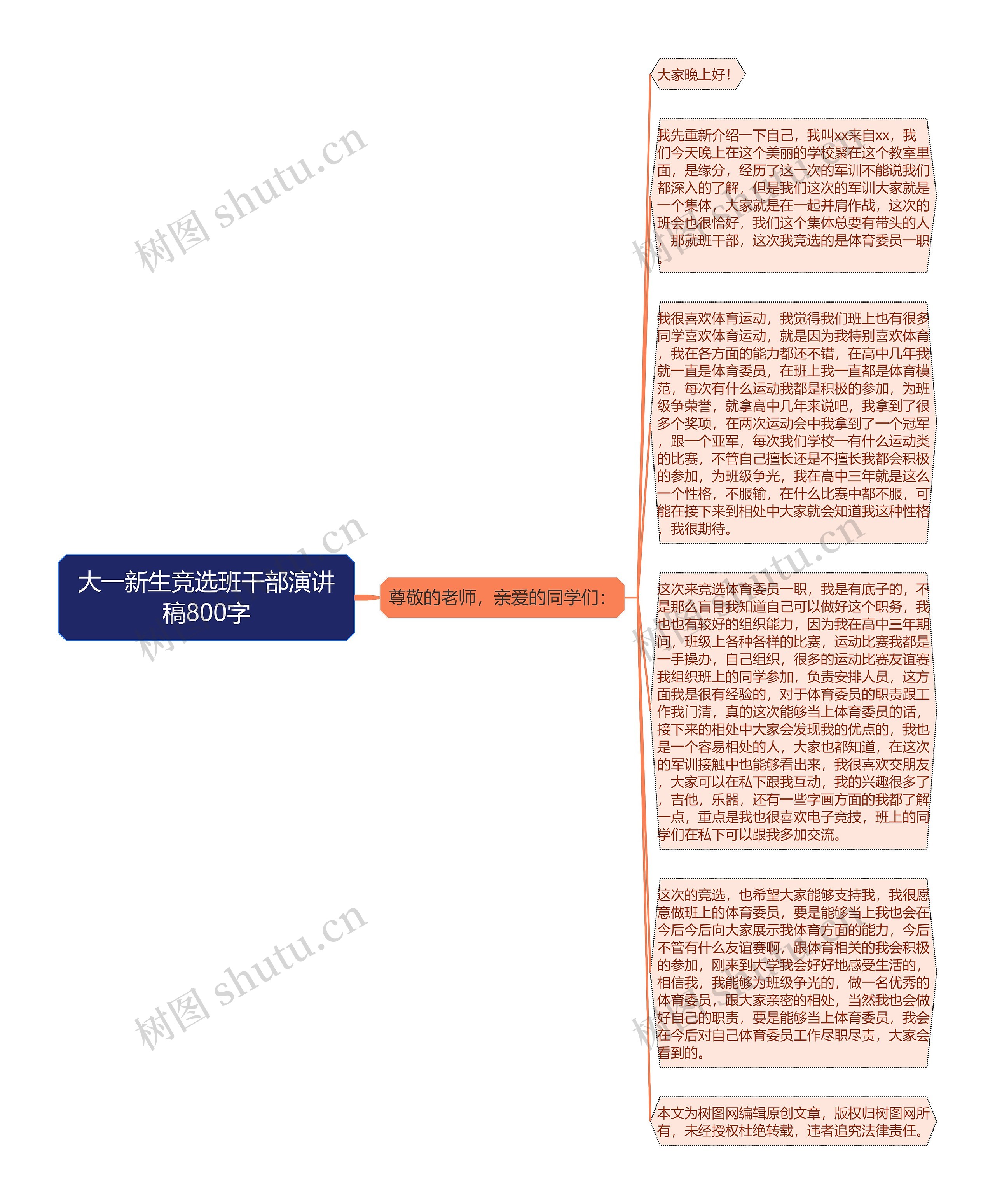 大一新生竞选班干部演讲稿800字