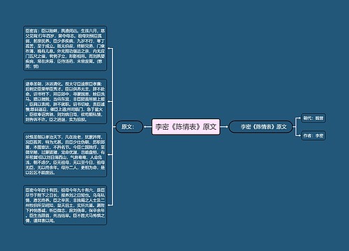 李密《陈情表》原文