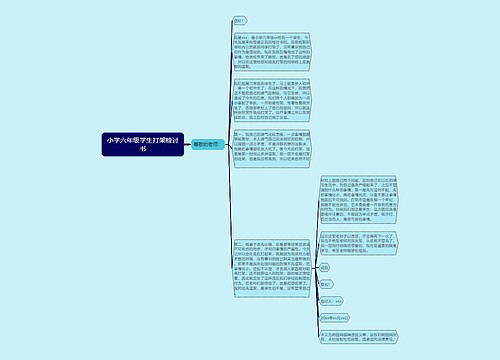 小学六年级学生打架检讨书