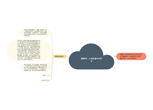 最新高一入团志愿书200字