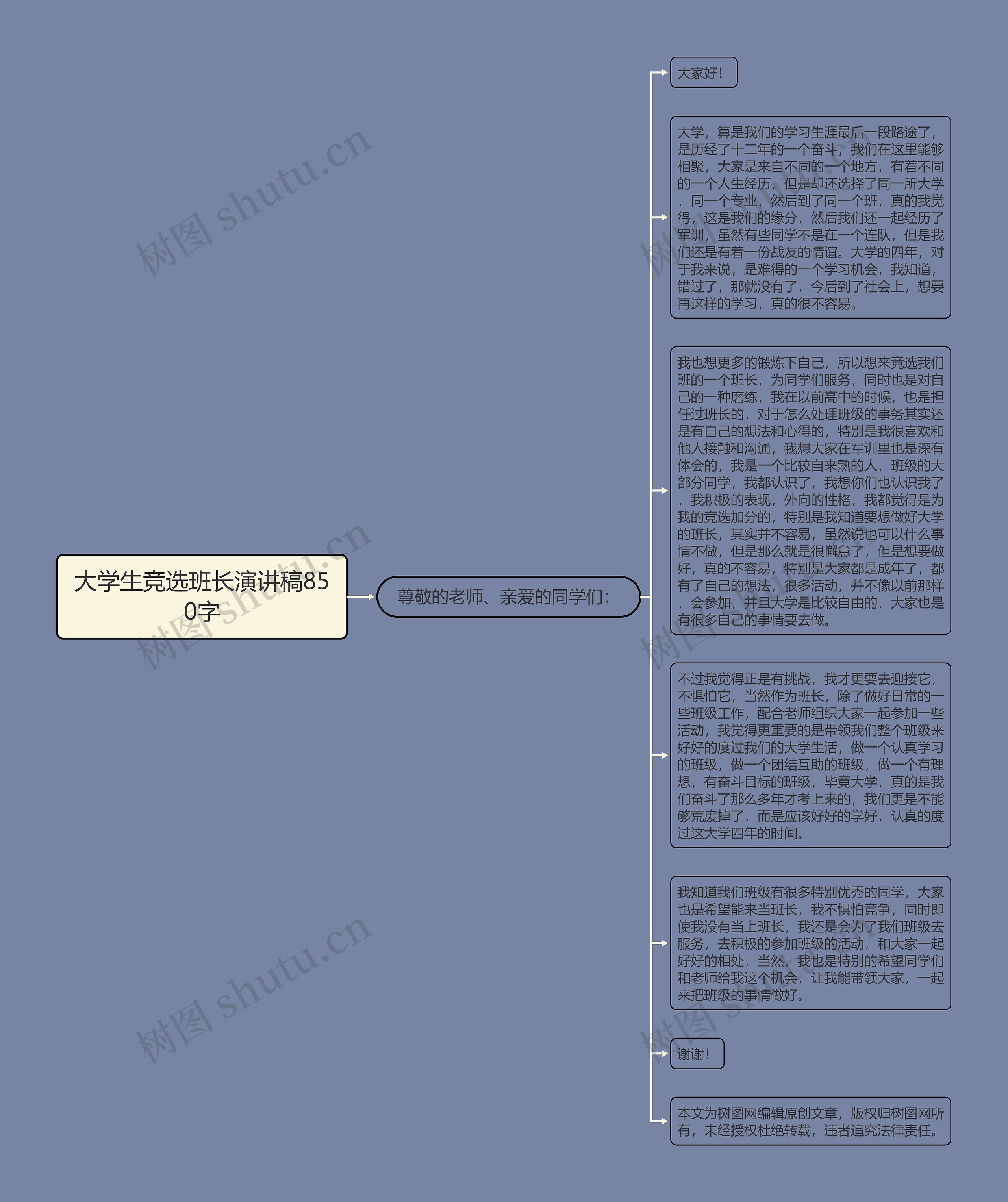 大学生竞选班长演讲稿850字