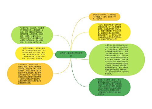 《边城》读后感1000字范文