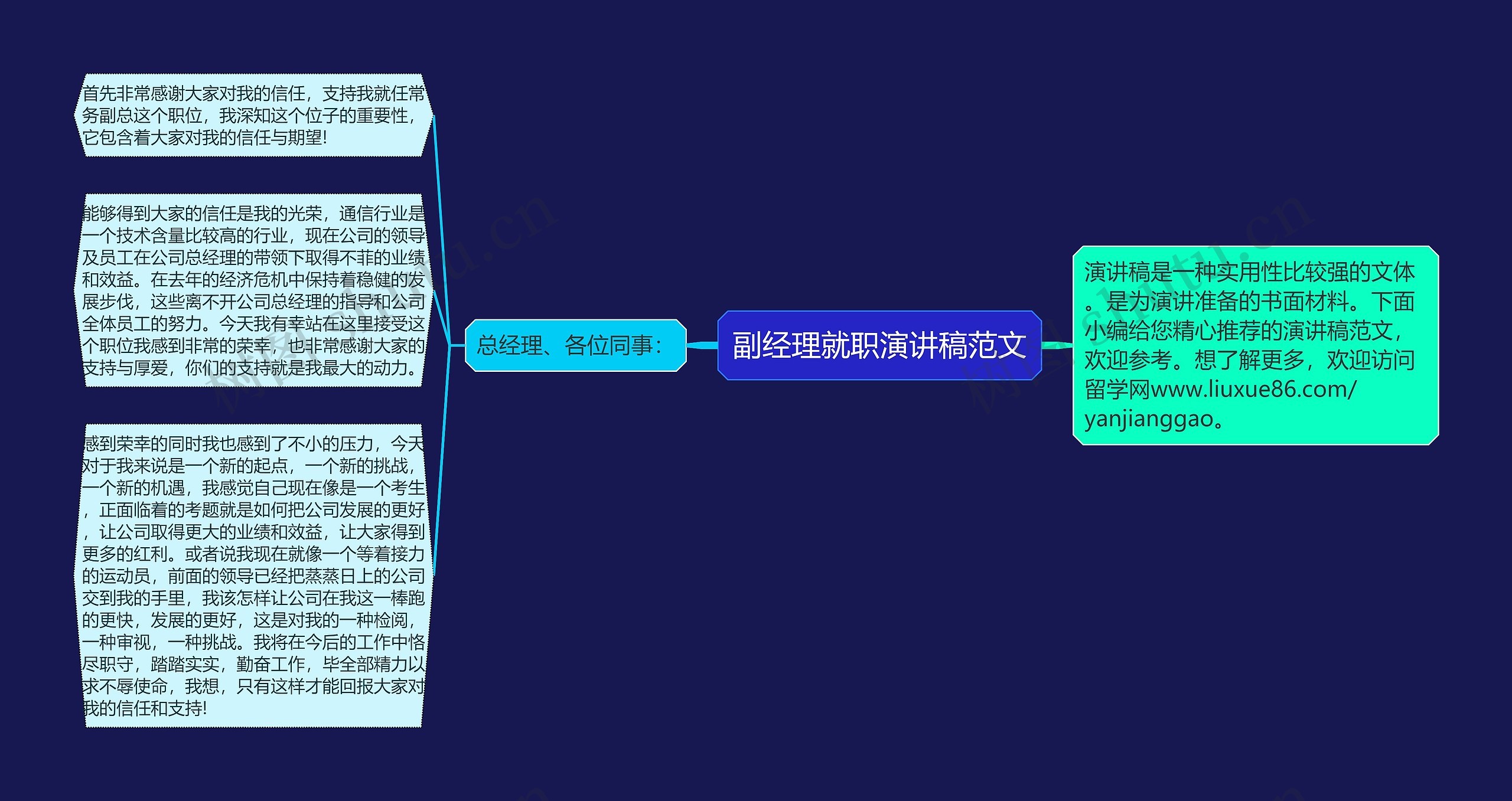 副经理就职演讲稿范文