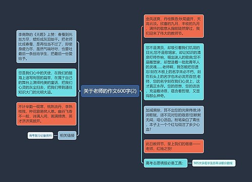 关于老师的作文600字(2)