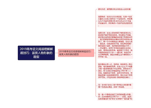 2019高考语文阅读理解解题技巧：鉴赏人物形象的题型