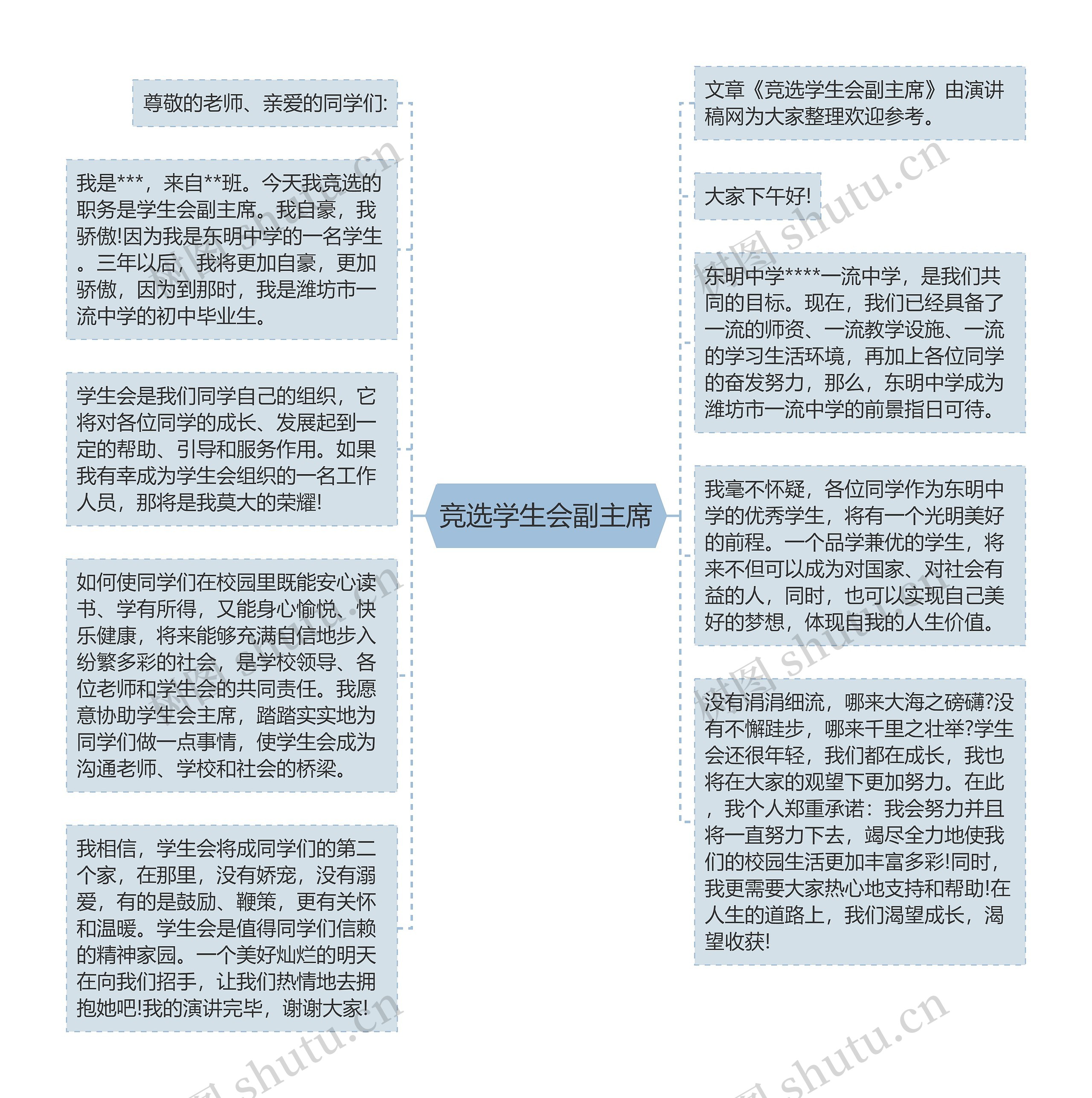 竞选学生会副主席