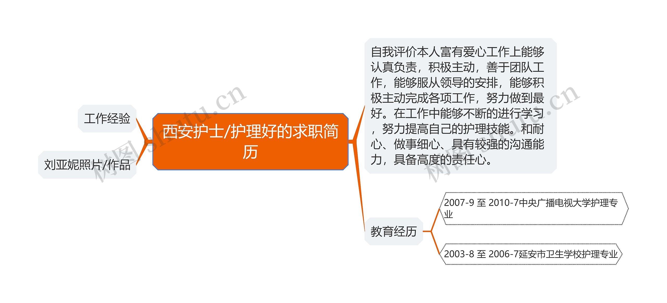 西安护士/护理好的求职简历