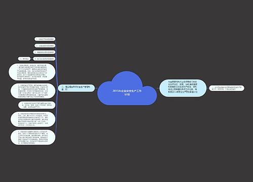 2015年企业安全生产工作计划