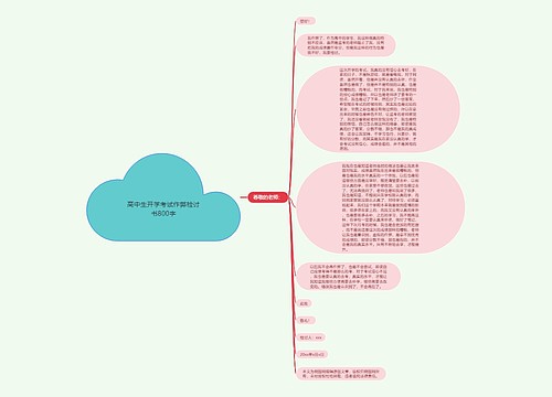 高中生开学考试作弊检讨书800字