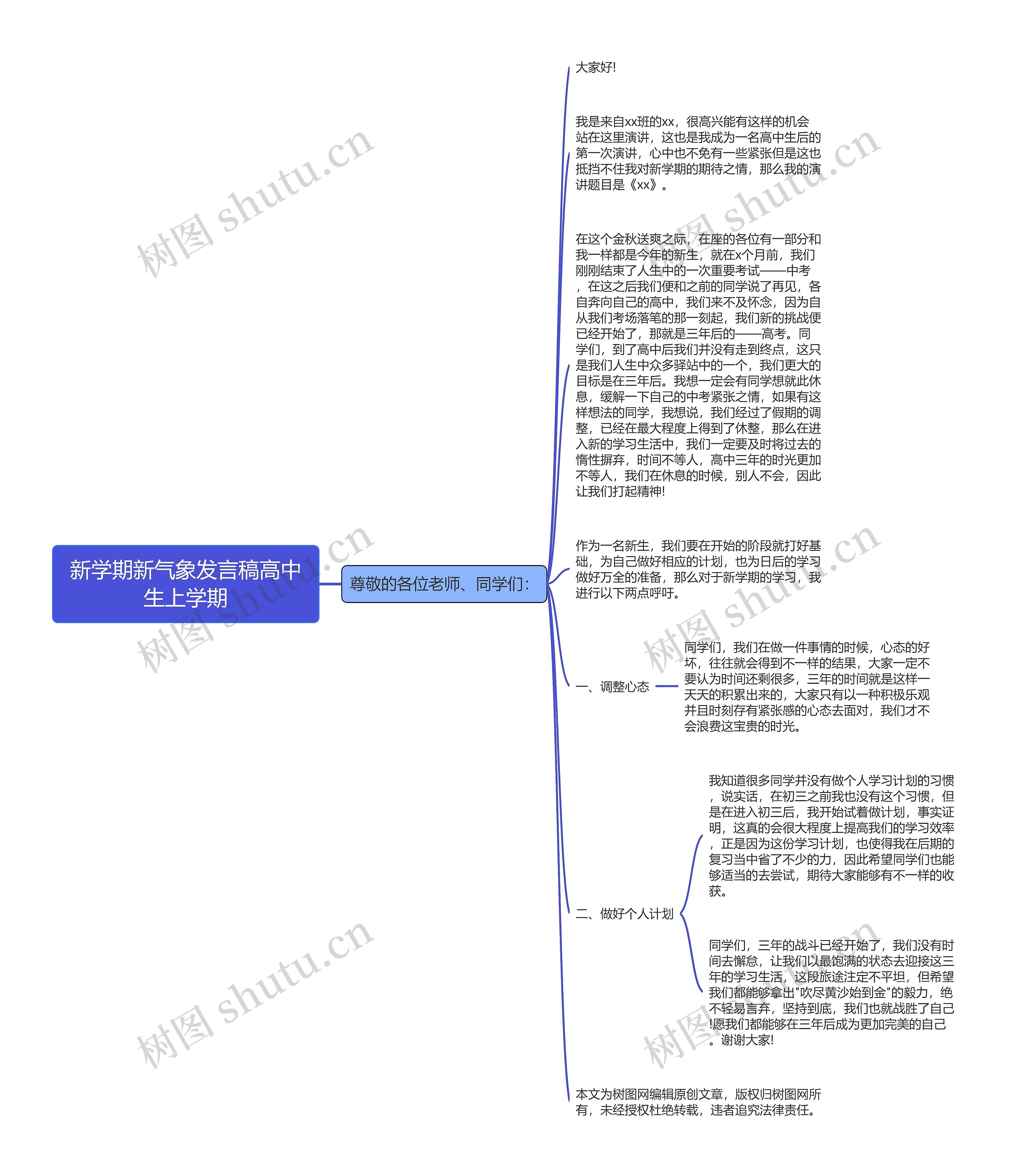 新学期新气象发言稿高中生上学期