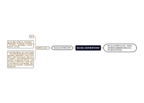 致公党入党申请书300字