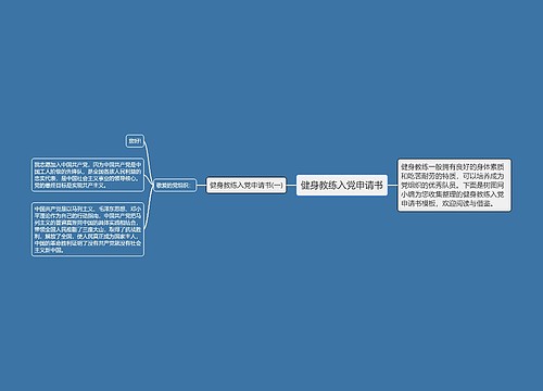 健身教练入党申请书