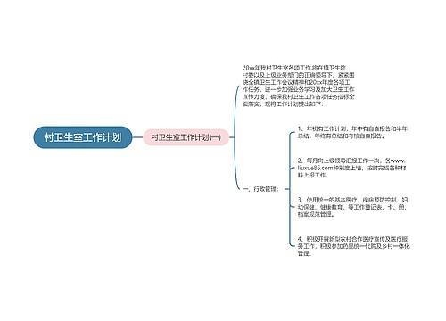 村卫生室工作计划