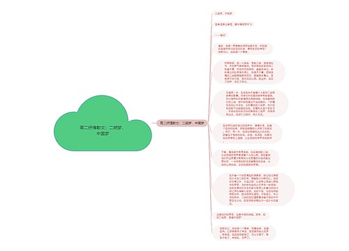高二抒情散文：二胡梦，中国梦