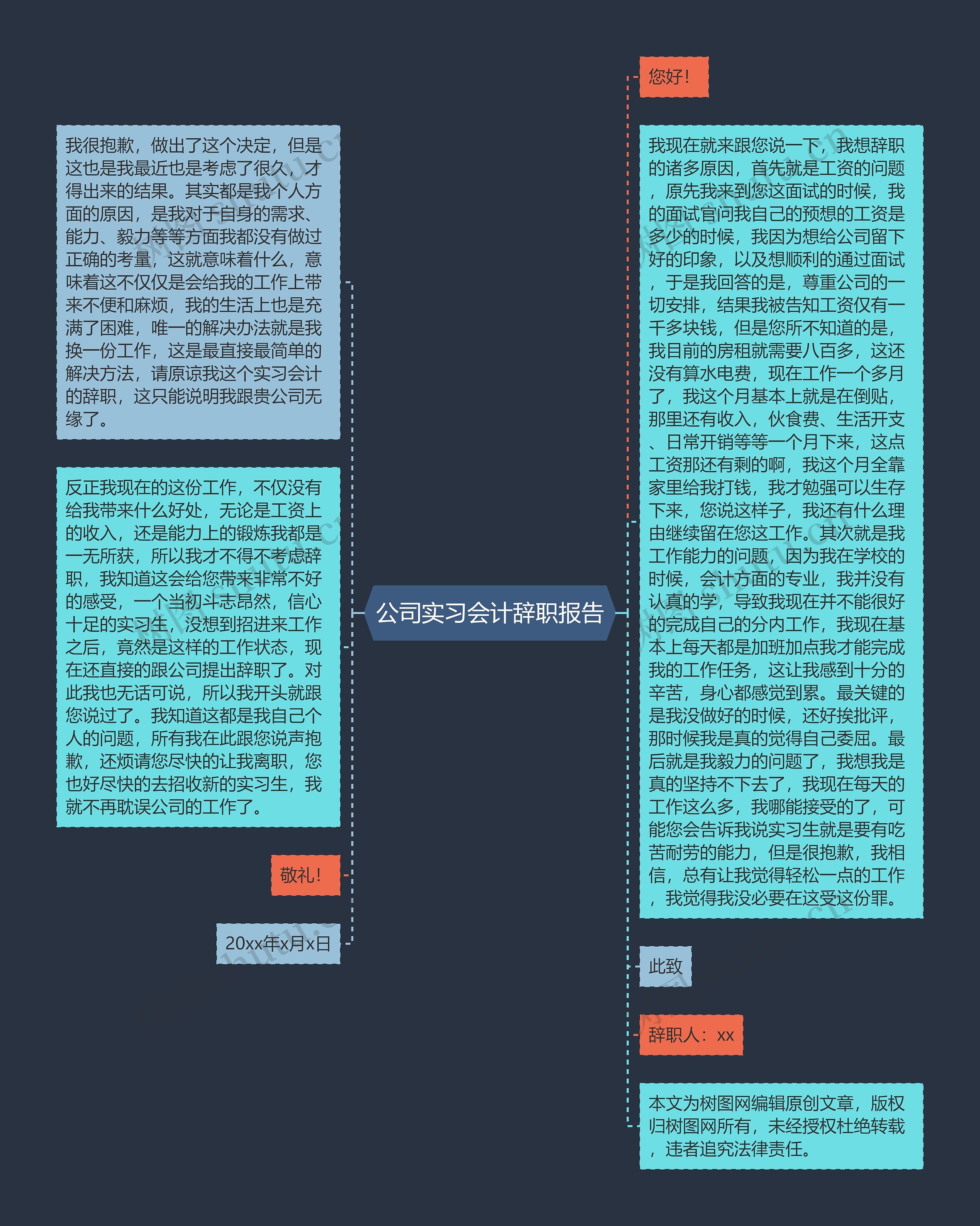 公司实习会计辞职报告