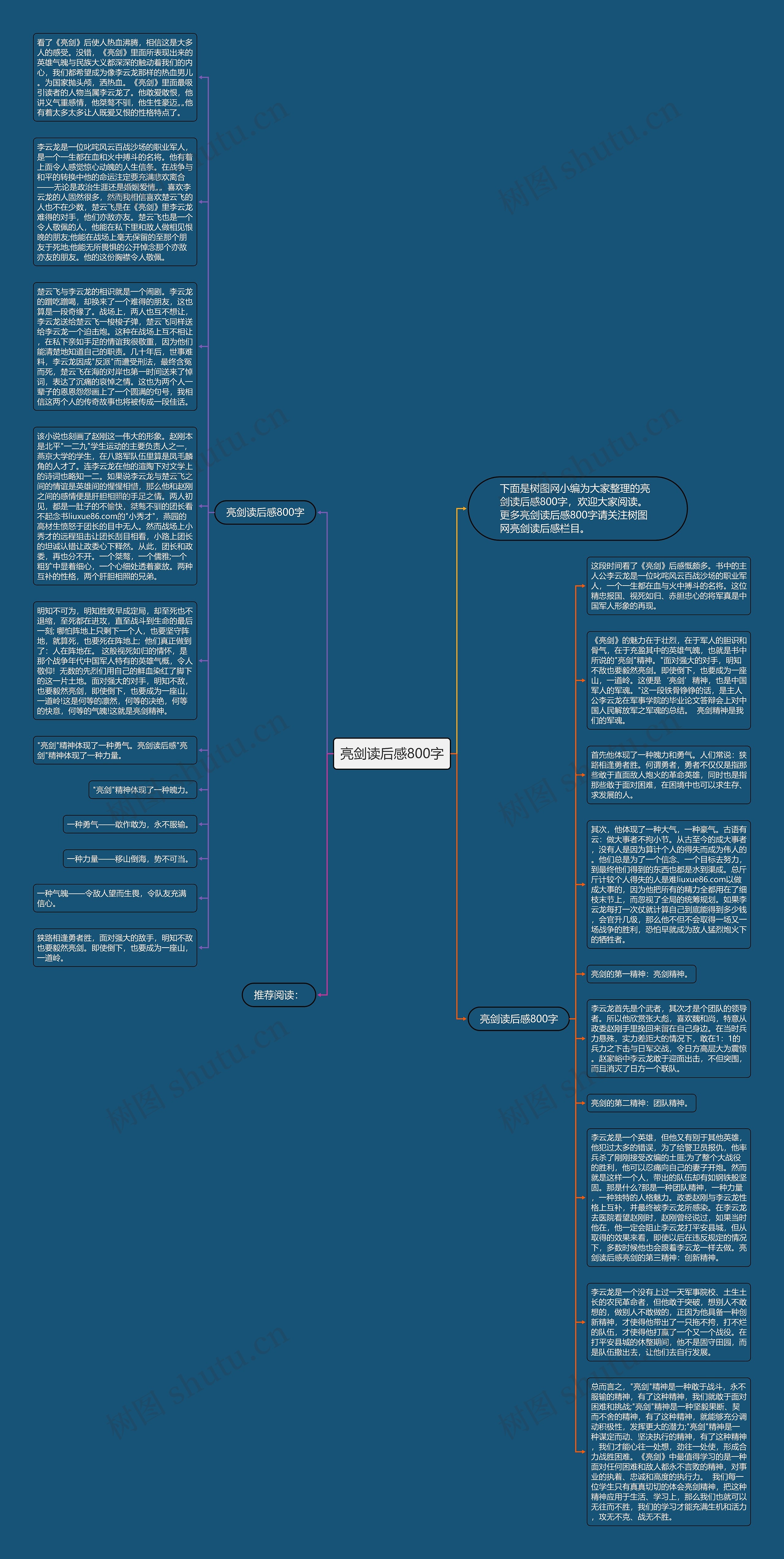 亮剑读后感800字思维导图