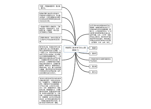 克服高二数学学习的心理障碍(二) 克服高二数学学习的心理障碍(二)