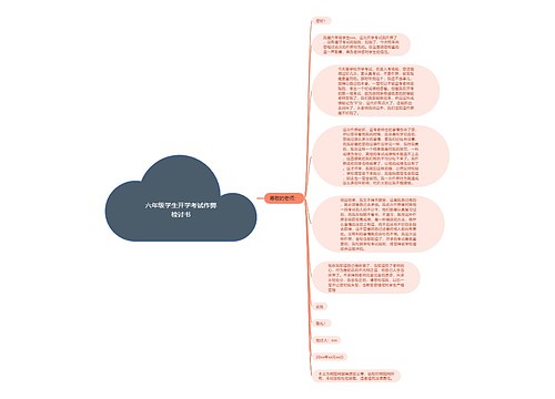 六年级学生开学考试作弊检讨书