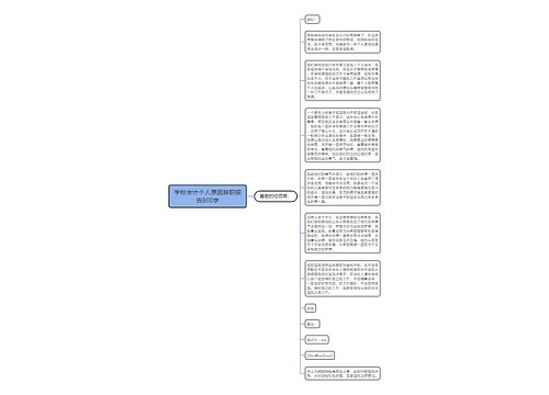 学校会计个人原因辞职报告800字