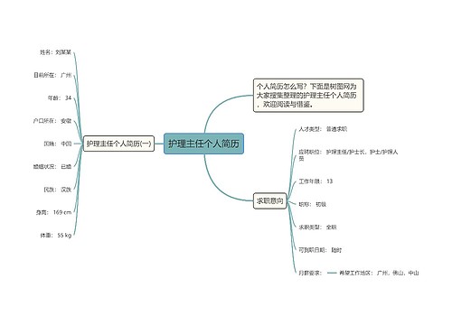 护理主任个人简历