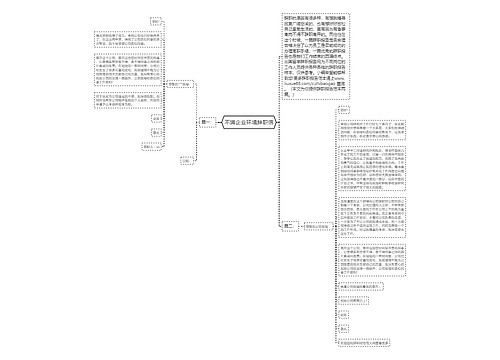 不满企业环境辞职信