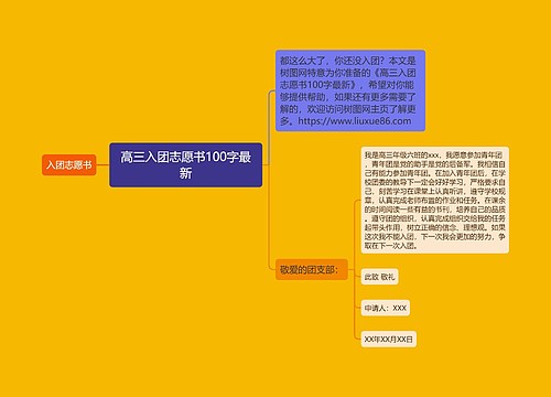 高三入团志愿书100字最新