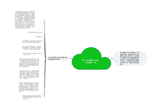 高二化学(理)学习方法：学会掌握“7会”