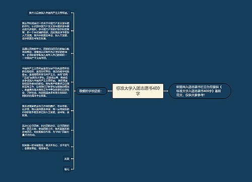 标准大学入团志愿书400字