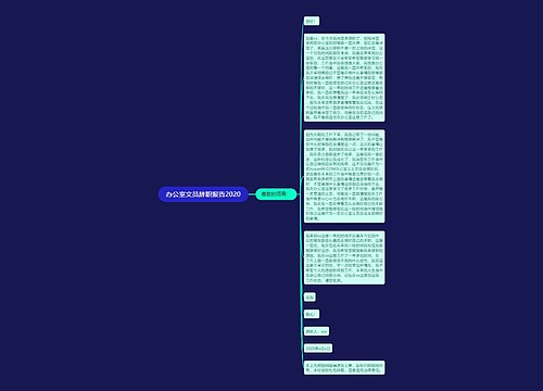 办公室文员辞职报告2020