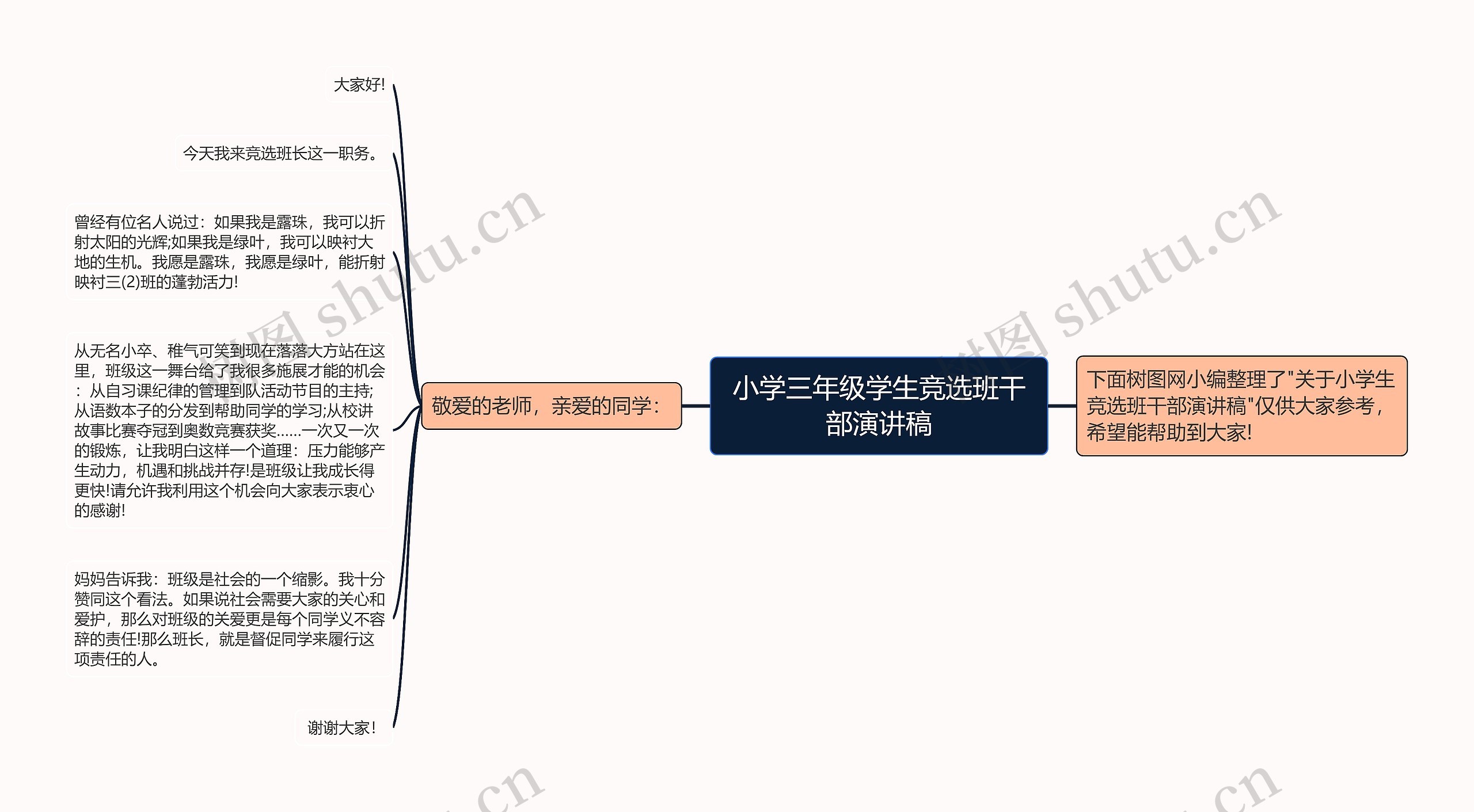 小学三年级学生竞选班干部演讲稿